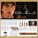 Zigarrenhändler in Coburg. Broschüren und Webseite.